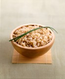 Brown rice lower in protein