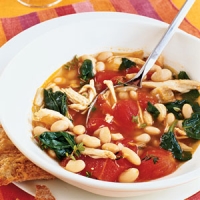 Chicken White Bean and Spinach Stew