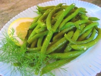 Green Beans With Lemon Dill Sauce
