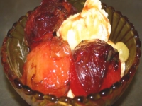 Balsamic Glazed Grilled Plums