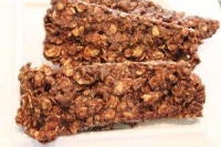 No Bake Peanut Butter Brownie Protein Bars