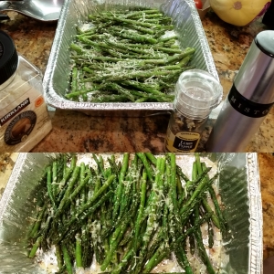 Roasted Asparagus With Lemon Pepper and Parmesan Cheese