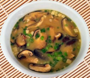 Turkey Miso Mushroom Soup